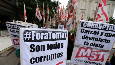 Manifestación en Brasilia contra Temer / REUTERS