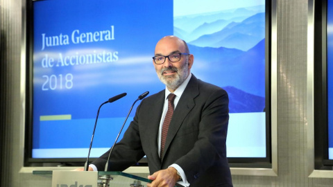 El presidente de Indra, Fernando Abril Martorell.