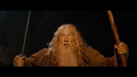  Gandalf en las minas de Moria