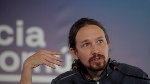 El secretario general de Podemos y vicepresidente del Gobierno, Pablo Iglesias. - EFE