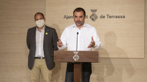 L'alcalde de Terrassa, Jordi Ballart, en la presentació de l'AMEP. ACN