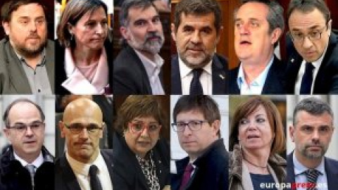 El Supremo condena a Oriol Junqueras a 13 años de prisión, 11,5 a Forcadell y 9 a los 'Jordis'