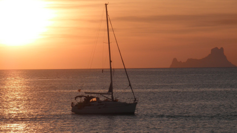 Atardecer en Formentera. Pixabay