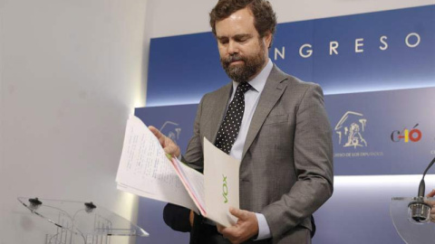 Iván Espinosa de los Monteros en el Congreso de los Diputados. (EFE)