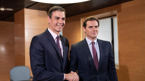 Pedro Sánchez y Albert Rivera. Europa Press