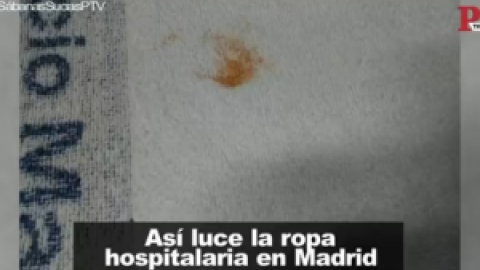 Heces, pis y sangre en la ropa hospitalaria de la Comunidad de Madrid