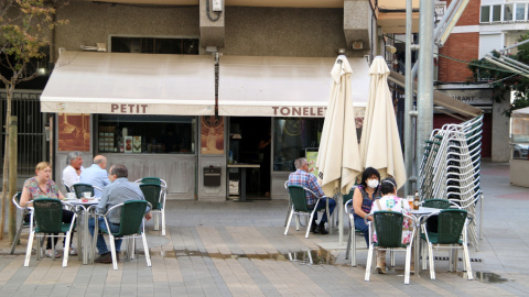 El bar Petit Tonelet, de la Zona Alta de Lleida. ACN/Estefania Escolà