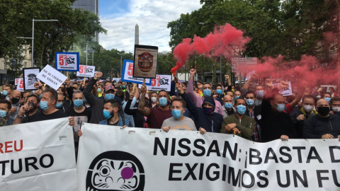 Unos 200 trabajadores de Nissan Barcelona llegan a Cantabria