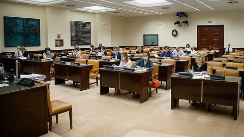 Vista general del Grupo de Trabajo de Sanidad y Salud Pública de la Comisión para la Reconstrucción Social y Económica/Foto: Congreso de los Diputado