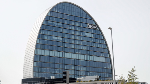 La Ciudad BBVA, compuesta por siete edificios que alberga la sede de la entidad bancaria en la zona norte de Madrid. E.P./Joaquin Corchero