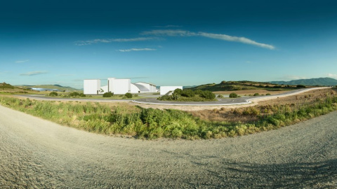 Simulación de las futuras instalaciones de Geoalcali en Mina Muga./ GEOALCALI