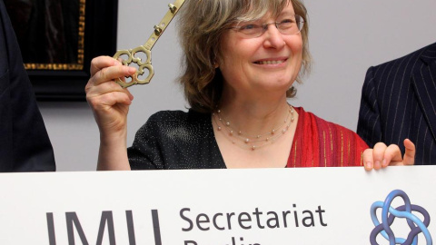 Ingrid Daubechies, una de los cuatro matemáticos galardonados con el Premio Princesa de Asturias. EFE