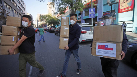 Donación de mascarillas por parte de la comunidad china. / Flickr