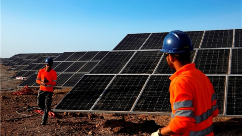 Planta solar fotovoltaica Núñez de Balboa en Extremadura.