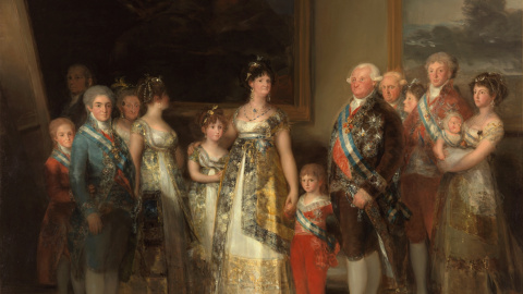 La familia de Carlos IV, obra de Francisco de Goya.