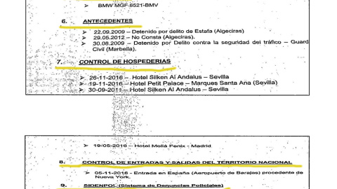 Operativo Plaza 3 Villarejo Bases de datos