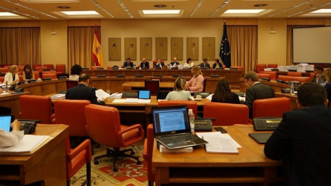 Reunión de la Comisión de Presupuestos del Congreso para debatir las cuentas del Estado para 2017. E.P.