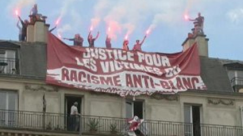 Un grupo de extrema derecha trata de boicotear una protesta contra el racismo en París