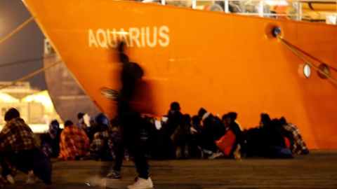 Foto de archivo del barco de rescate Aquarius. / ANTONIO PARRINELLO (REUTERS)