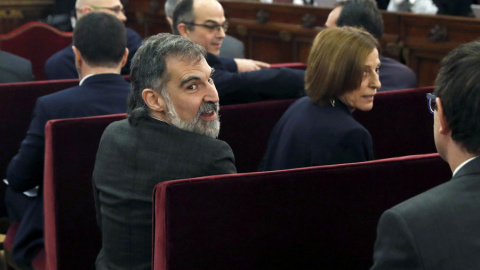 Forcadell, hace unos días en el Supremo. J.J. Guillen/REUTERS