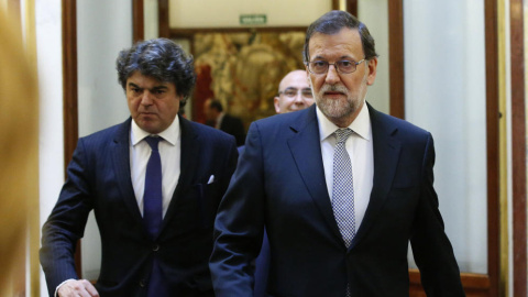 Mariano Rajoy junto a Jorge Moragas. EFE/Archivo