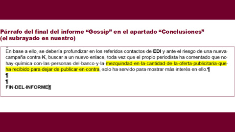 Informe Gossip Conclusion