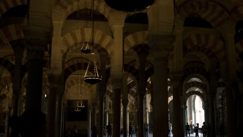 Interior de la Mezquita de Córdoba. AFP/Jorge Guerrero