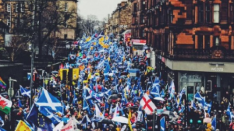 100.000 persones es manifesten a Glasgow per reclamar un segon referèndum d’independència a Escòcia