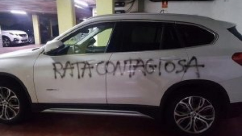 "Rata contagiosa": la lamentable pintada en el coche de una doctora de Barcelona