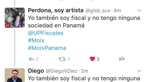 Los fiscales se rebelan contra Moix en Twitter