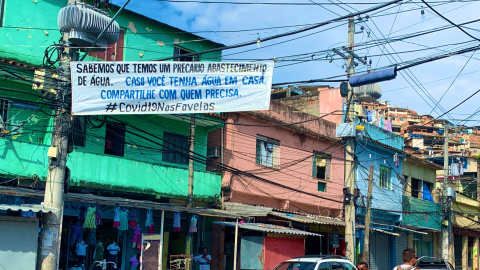 La campaña #Covid19NasFavelas se está organizando a nivel nacional, para concienciar a la población más desprotegida. COLETIVO PAPO RETO.