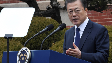 El presidente surcoreano, Moon Jae-in. REUTERS