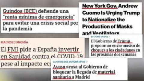 El virus que convierte a neoliberales en 'socialcomunistas': liberales acudiendo ahora al Estado que menguaron