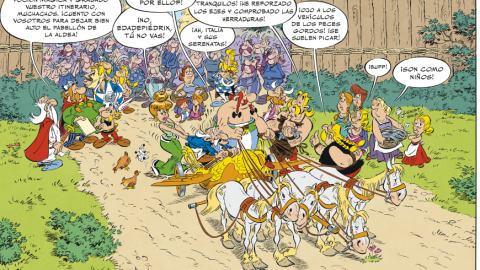 Viñeta de Astérix.