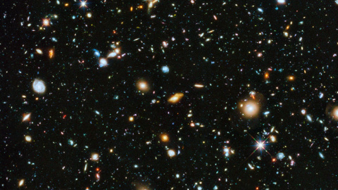 La imagen Hubble Ultra Deep Field.