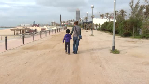 Lunes sin aglomeraciones en parques y paseos