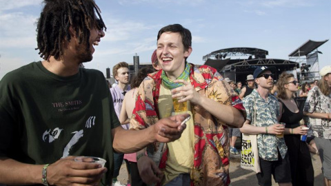 Assistents de diferents països al Primavera Sound. EFE / Marta Pérez