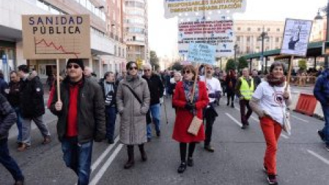 Miles de personas salen a la calle en Valladolid para pedir mejoras en la sanidad pública de Castilla y León