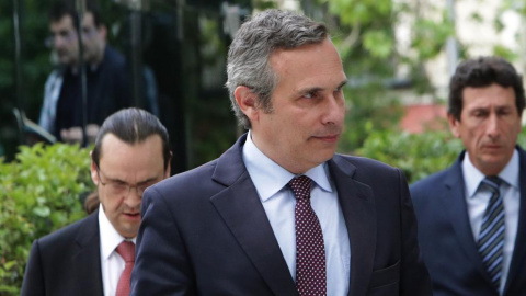 El historiador Josep Lluis Alay, en la Audiencia Nacional. (EFE)