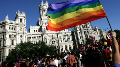 Imagen de la manifestación del años pasado del Orgullo Gay. EFE