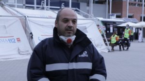 Trabajador sobre el Hospital Temporal de Ifema: "Ha sido duro"