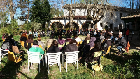 Taller de la asociación Garaldea. / TWITTER