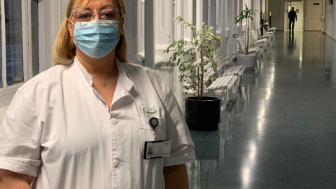 Directora d'Infemeria de l'Hospital Clínic, Gemma Martínez. Fotografia cedida per Gemma Martínez.