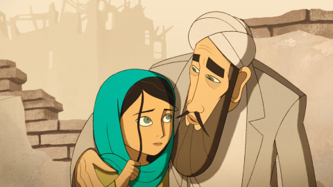 Escena de la película de animación 'The Breadwinner (El pan de la guerra)'.