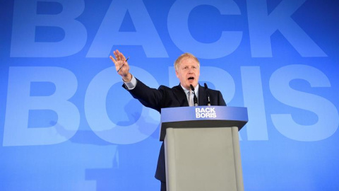 Boris Johnson, este miércoles en Londres. EFE/ Neil Hall