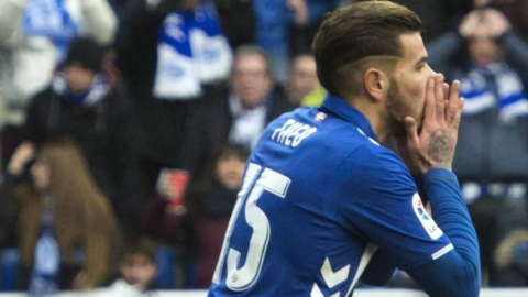 Theo Hernández, en un partido con el Alavés. EFE/Archivo.