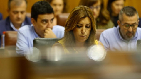 Susana Díaz en el Parlamento andaluz /EUROPA PRESS