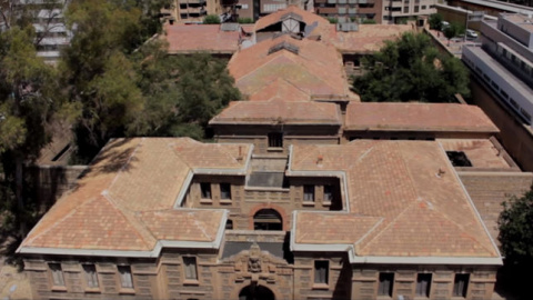 Vista aérea del inmueble. / Documental ‘La Cárcel Vieja habla. Presos de la memoria’