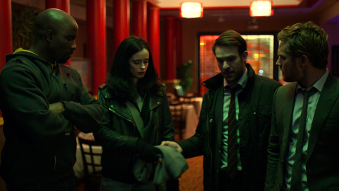 Escena de la serie 'The Defenders'.