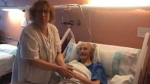 Una anciana de 101 años supera el coronavirus tras quince días ingresada en un hospital de Huesca